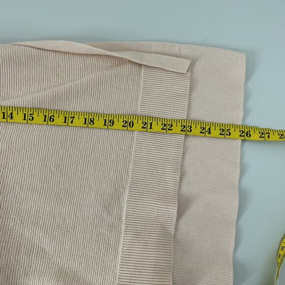 Banana Republic Sweater Womens Size Medium Cashmere Blend Knit Side Slit Crew - Picture 9 of 11